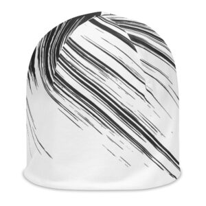 Beanie kepurė. 'Ink Streaks' dizainas