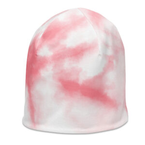 Beanie kepurė. 'Cotton Candy Sky' dizainas