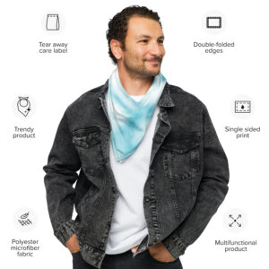 Multifunkcinė bandana. 'Frozen breeze' dizainas