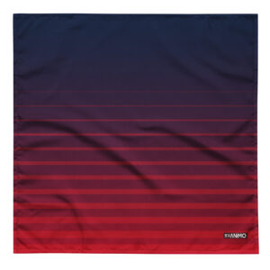 Multifunkcinė bandana. 'Red Horizon' dizainas