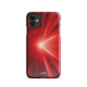 Snap dėklas įv. iPhone modeliams. 'Red Velocity' dizainas