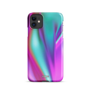 Snap dėklas įv. iPhone modeliams. 'Electric Aura' dizainas