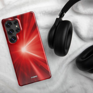 Snap dėklas įv. Samsung modeliams. 'Red Velocity' dizainas