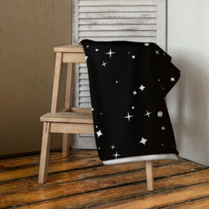 Rankšluostis su spauda, 2-jų dydžių. 'Cosmic Charm' dizainas