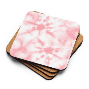 Kamštinis padėkliukas su spauda. 'Blush Blooms' dizainas