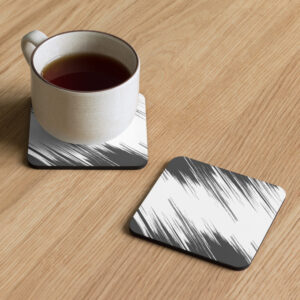 Kamštinis padėkliukas su spauda. 'Dynamic Streaks' dizainas