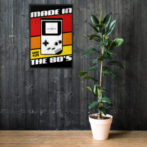 Paveikslas su rėmeliu. 'Gamer 4 life' dizainas