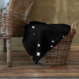 Antklodė be kailiuko, įv. dydžių. 'Cosmic charm' dizainas